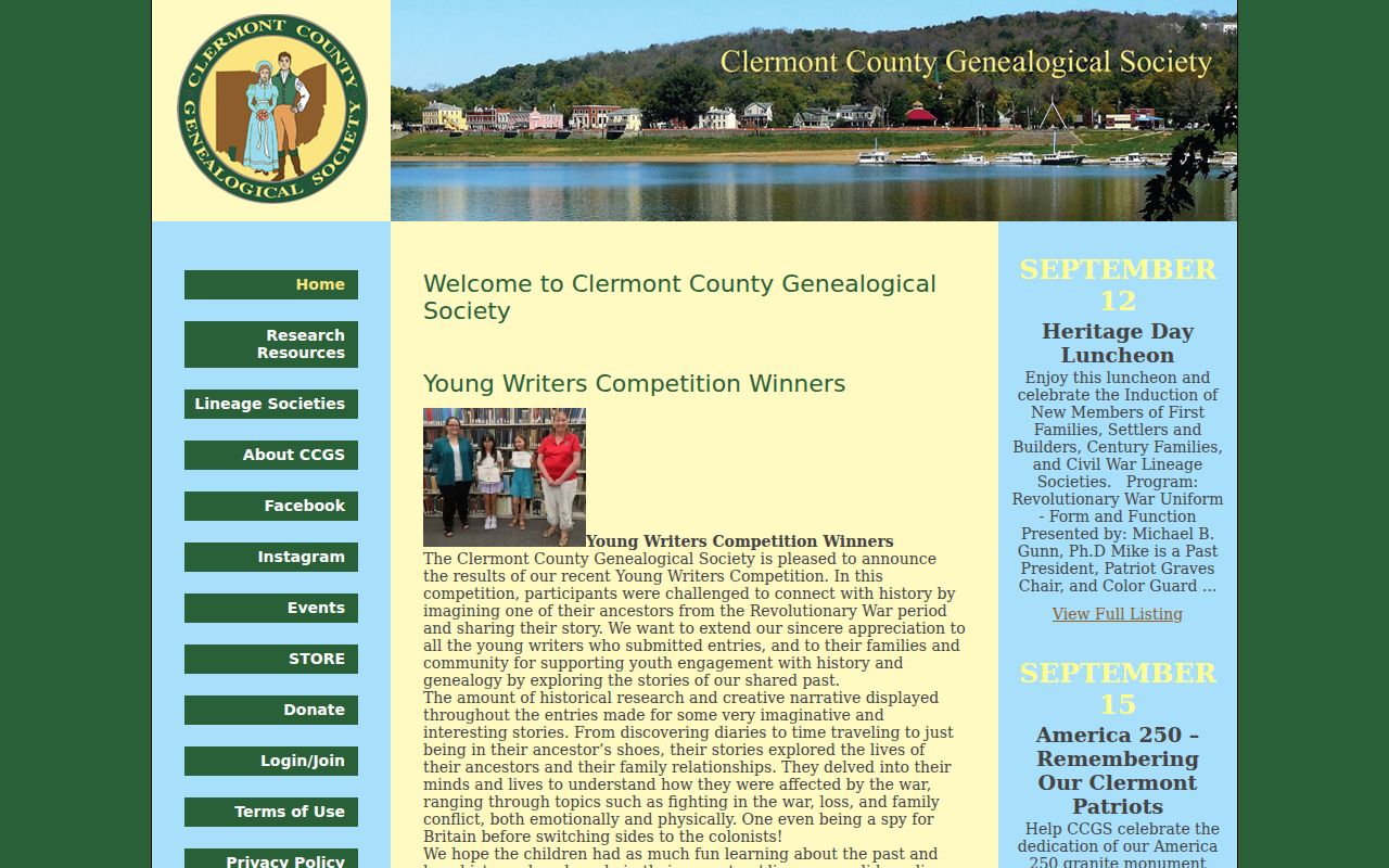 Batavia Township city directory source from the Clermont County Genealogical Society