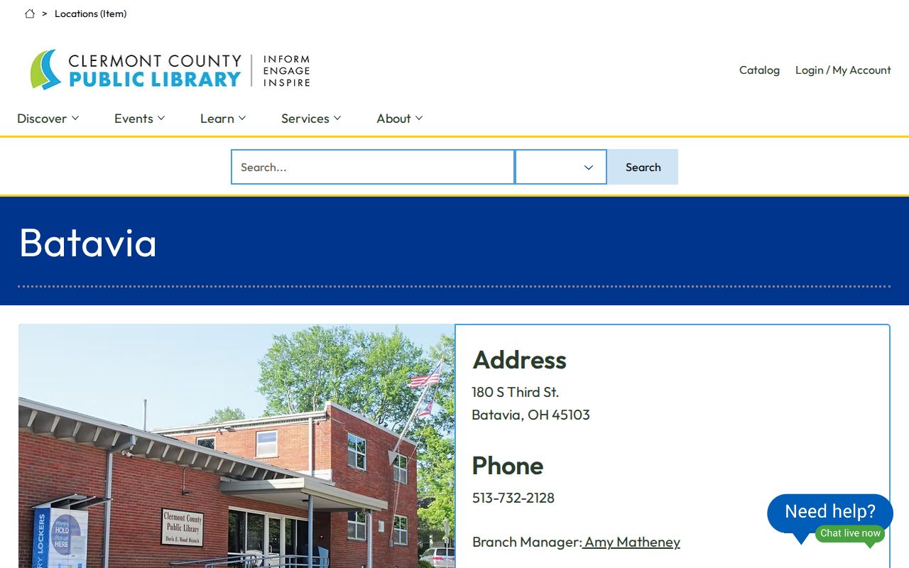Batavia Township city directory research at the Batavia Branch library